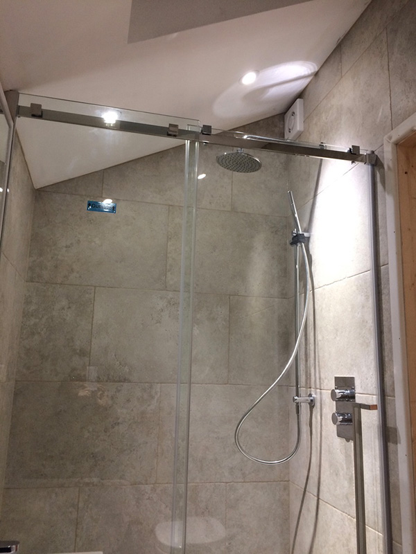Showers and bathrooms