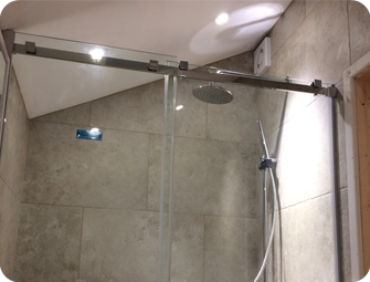 Showers and bathrooms
